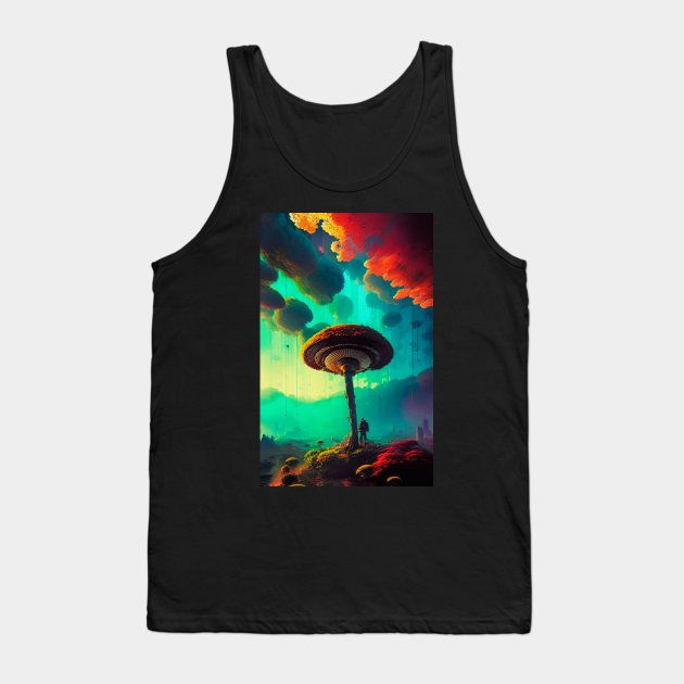 Abstract Another World Explorer Tank Top by Voodoo Production